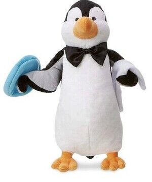 Disney Mary Poppins Penguin Mary Waiter Plush Soft Stuffed Doll Toy 11" 28 cm